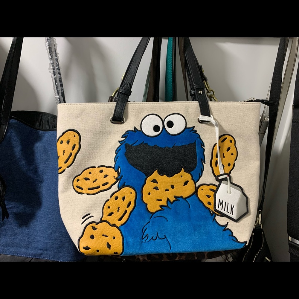 COOKIE MONSTER PURSE AND WALLET